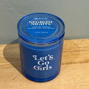 JILL AND ALLY Lets Go Girls Negroni Nights Scented Candle. Brand New With Tags.